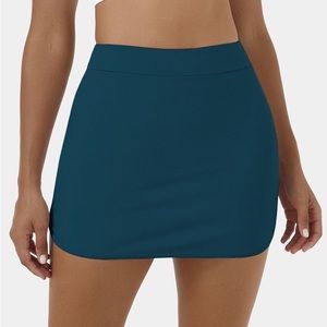 Blue Fitted Tennis Skirt (skort)